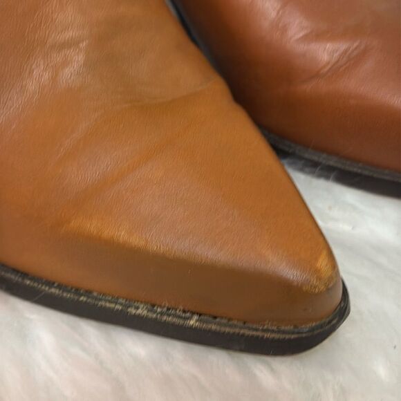 Vintage Real Leather Cowboy Boots Dream Catcher Festival Rave Burning Man A22 - Picture 7 of 15